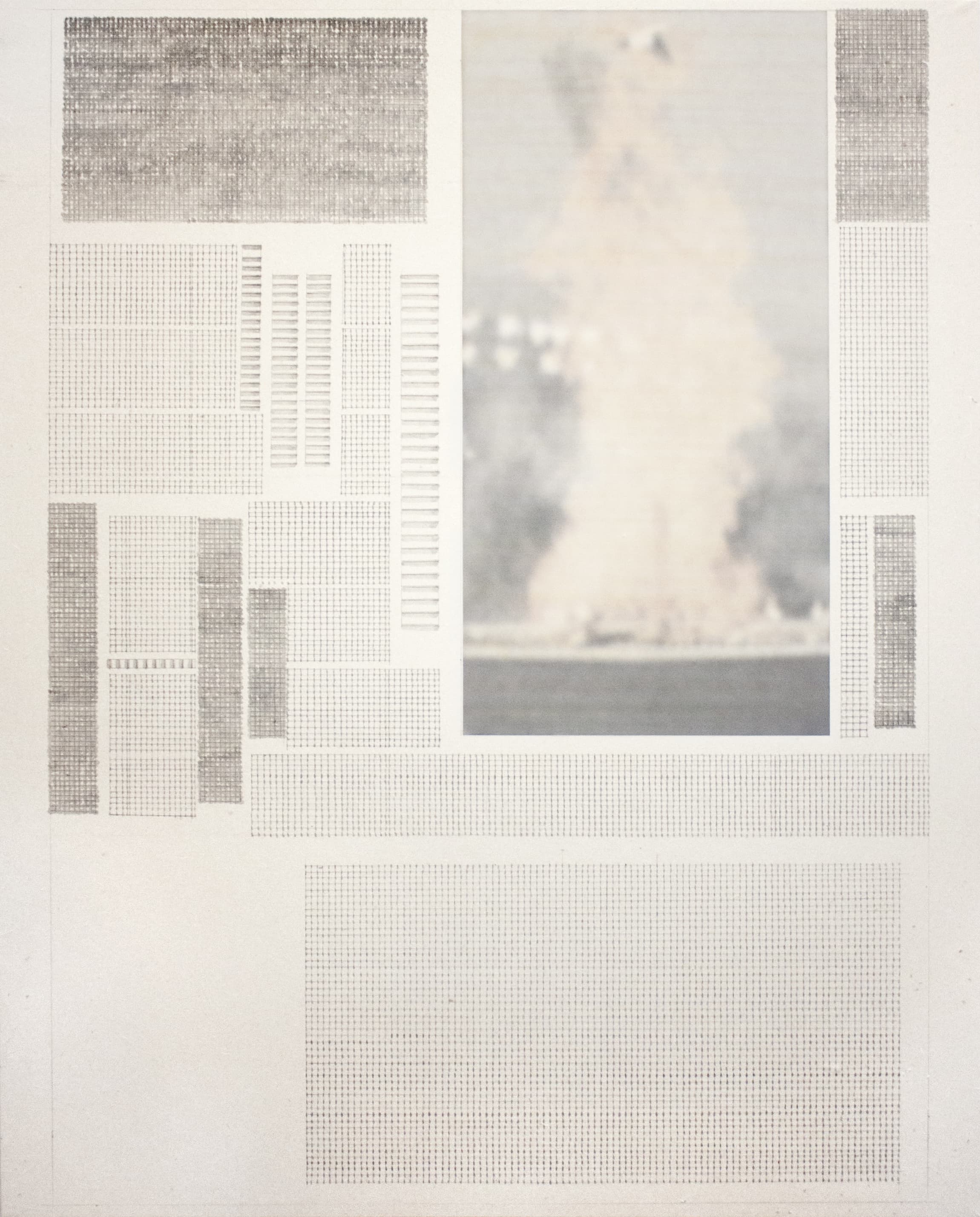 1988년 9월 17일 (인류의 축제 막 오르다)_162.3x130cm_한지에 연필, 먹, 디지털 프린트_2021.jpg