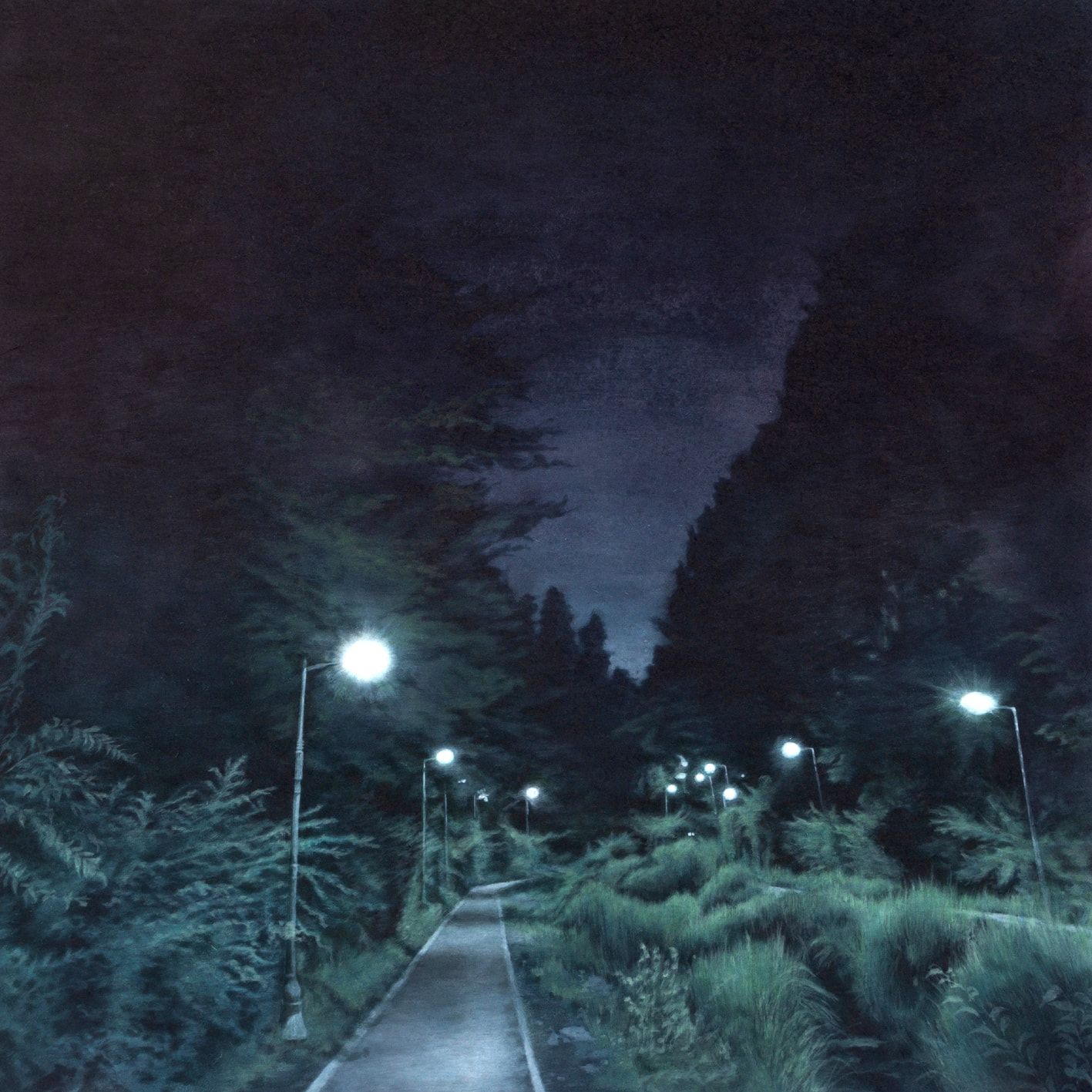 2.밤길II_112x112cm_장지에 아크릴_2021.jpg