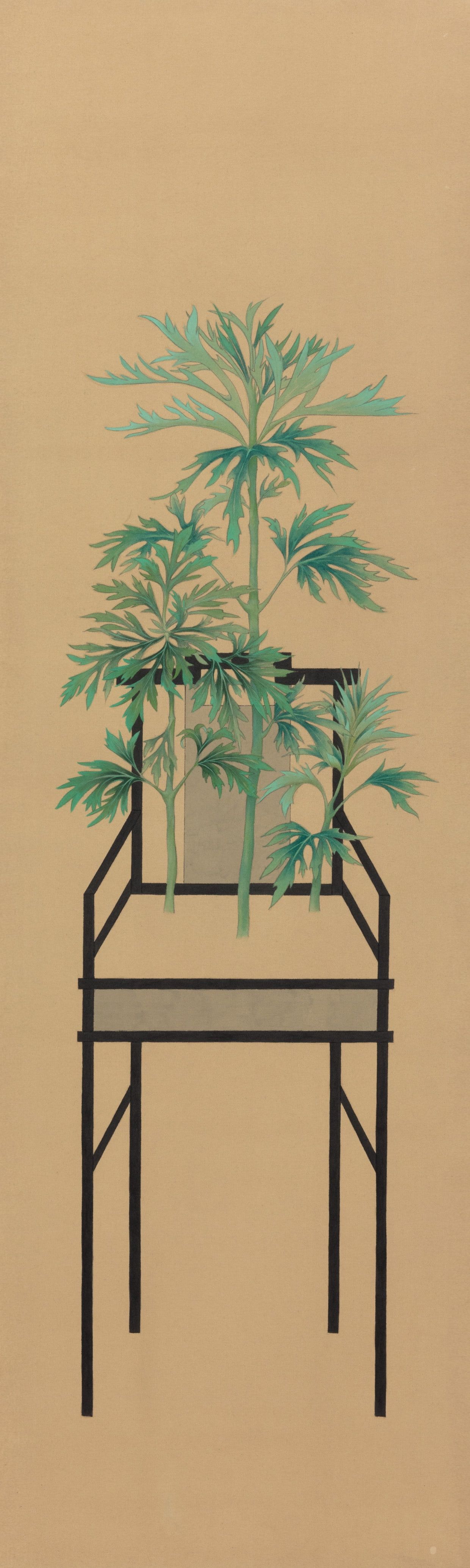 아무개의 초상(3-4)_150x45cm_광목에 채색_2018.jpg