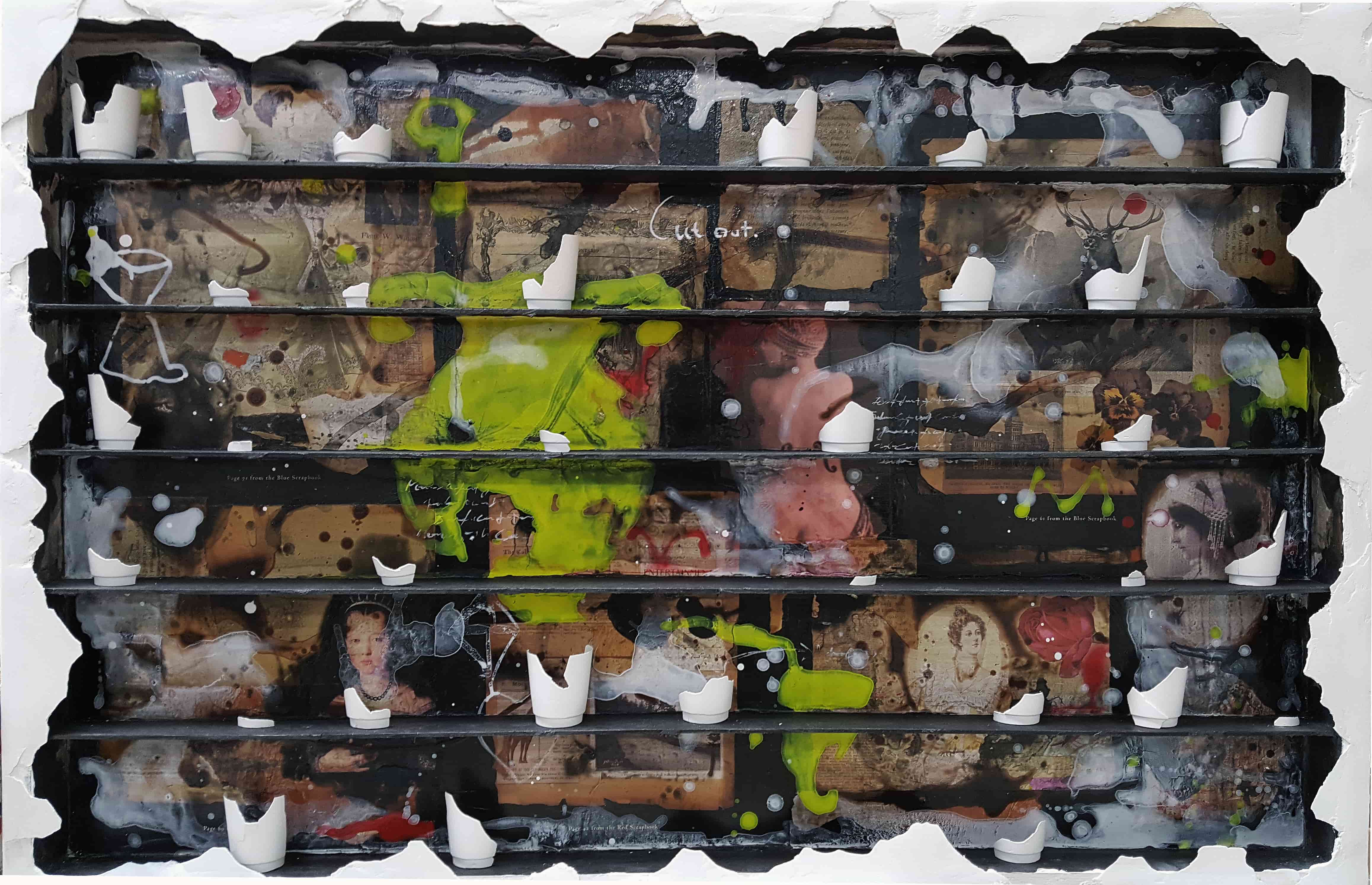 Showcase-nostalgia18_61x92cm_Mixed media, plaster of cups on wood box_2018.jpg